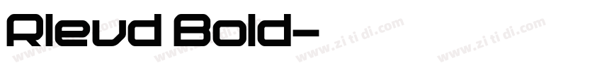 Rleud Bold字体转换